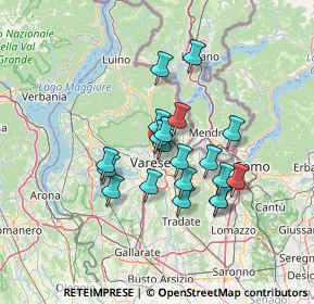 Mappa Via dei Realini, 21056 Induno Olona VA, Italia (10.483)