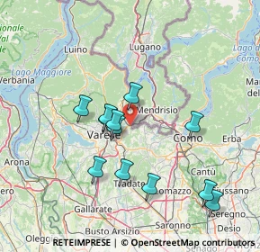 Mappa Via Cacciatori delle Alpi, 21050 Cantello VA, Italia (13.29333)