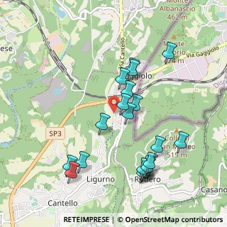 Mappa Via Cacciatori delle Alpi, 21050 Cantello VA, Italia (0.992)