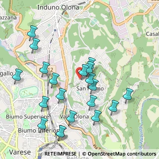 Mappa Via Dobbiaco, 21056 Induno Olona VA, Italia (1.082)