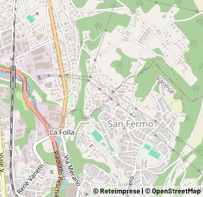 Mappa Via dobbiaco, 21056 Varese VA, Italia (0.25417)