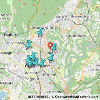 Mappa Via Dobbiaco, 21056 Induno Olona VA, Italia (1.84583)