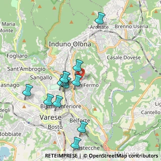Mappa Via Dobbiaco, 21056 Induno Olona VA, Italia (1.89667)