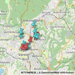 Mappa Via Dobbiaco, 21056 Induno Olona VA, Italia (1.49643)