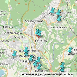 Mappa Via Dobbiaco, 21056 Induno Olona VA, Italia (2.86813)