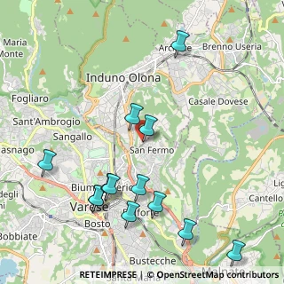 Mappa Via Dobbiaco, 21056 Induno Olona VA, Italia (2.35615)