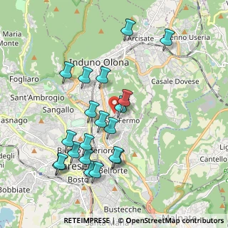 Mappa Via Dobbiaco, 21056 Induno Olona VA, Italia (1.955)