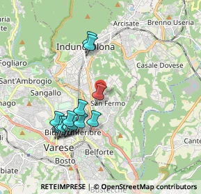 Mappa Via Dobbiaco, 21056 Induno Olona VA, Italia (1.844)