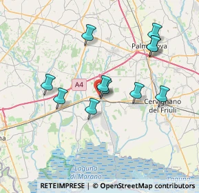 Mappa Via Busuz, 33058 San Giorgio di Nogaro UD, Italia (6.70182)