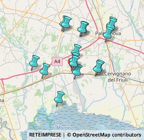 Mappa Via Busuz, 33058 San Giorgio di Nogaro UD, Italia (6.35438)