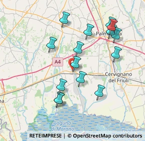 Mappa Via Busuz, 33058 San Giorgio di Nogaro UD, Italia (7.47533)