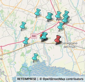 Mappa Via Busuz, 33058 San Giorgio di Nogaro UD, Italia (6.2975)