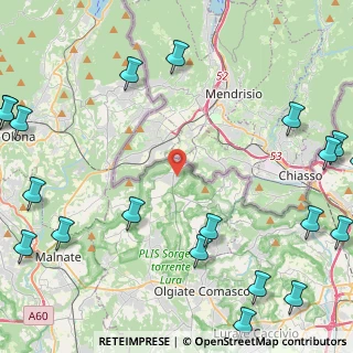 Mappa Via Milano, 22020 Bizzarone CO, Italia (6.934)