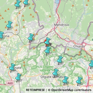 Mappa Via Milano, 22020 Bizzarone CO, Italia (6.66267)