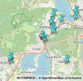 Mappa Via Papa Giovanni XXIII, 23862 Civate LC, Italia (2.17615)