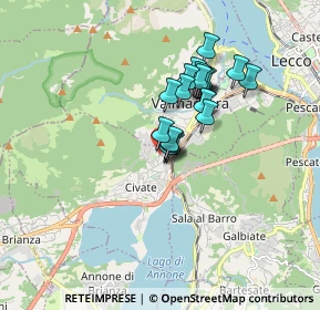 Mappa Via Papa Giovanni XXIII, 23862 Civate LC, Italia (1.265)