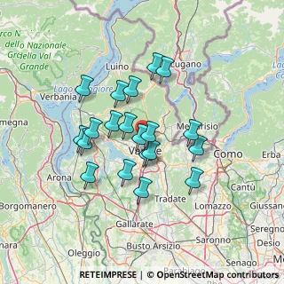 Mappa Via Bussola Dionigi, 21100 Varese VA, Italia (11.351)