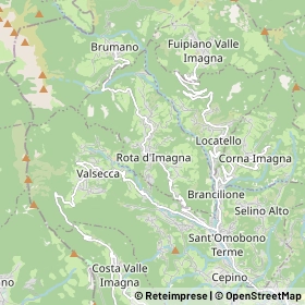 Mappa Rota d'Imagna
