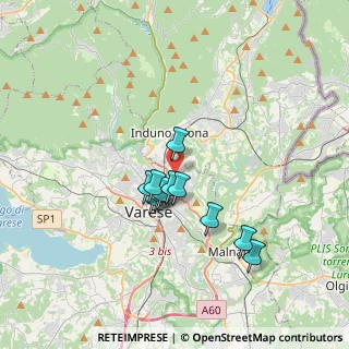 Mappa Via Monte Cristallo, 21100 Varese VA, Italia (2.63273)