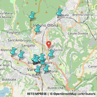 Mappa Via Monte Cristallo, 21100 Varese VA, Italia (2.15)