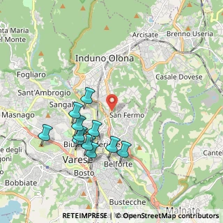 Mappa Via Monte Cristallo, 21100 Varese VA, Italia (1.88364)