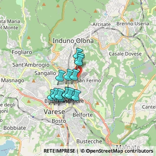 Mappa Via Monte Cristallo, 21100 Varese VA, Italia (1.34313)