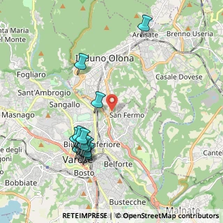Mappa Via Monte Cristallo, 21100 Varese VA, Italia (2.09067)