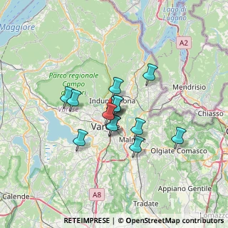 Mappa Via Monte Cristallo, 21100 Varese VA, Italia (4.63571)