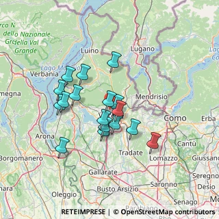 Mappa Viale Gianbattista Aguggiari, 21100 Varese VA, Italia (11.40941)