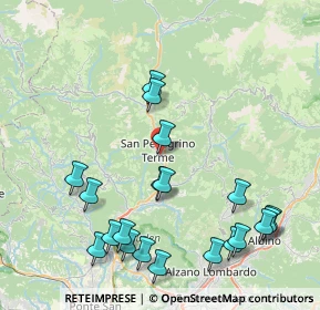 Mappa Piazza Antonio Rosmini, 24016 San Pellegrino Terme BG, Italia (9.514)