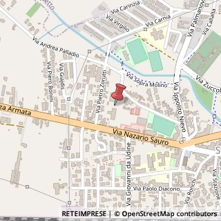 Mappa Via A. Palladio, 1, 33058 San Giorgio di Nogaro, Udine (Friuli-Venezia Giulia)