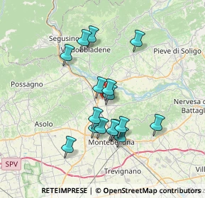 Mappa Via Sant'Anna, 31041 Cornuda TV, Italia (6.18875)