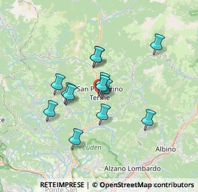 Mappa Via Monte Zucco, 24016 San Pellegrino Terme BG, Italia (5.39615)