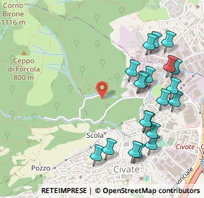 Mappa Strada dei Campacci, 23862 Civate LC, Italia (0.57)