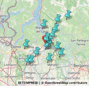 Mappa Strada dei Campacci, 23862 Civate LC, Italia (10.47471)
