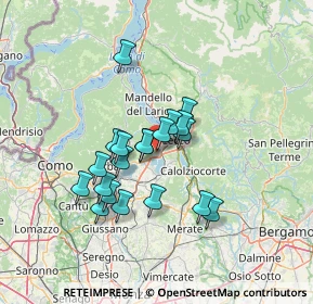 Mappa Strada dei Campacci, 23862 Civate LC, Italia (10.8315)