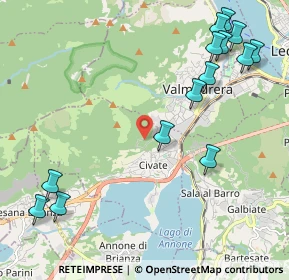 Mappa Strada dei Campacci, 23862 Civate LC, Italia (2.68071)