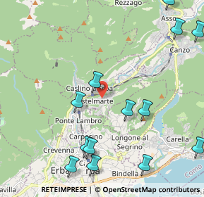 Mappa Via Trieste, 22030 Castelmarte CO, Italia (2.76571)