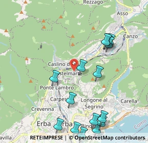 Mappa Via Trieste, 22030 Castelmarte CO, Italia (2.452)