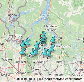 Mappa Via Trieste, 22030 Castelmarte CO, Italia (9.82714)