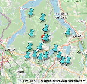 Mappa Via Trieste, 22030 Castelmarte CO, Italia (6.57556)