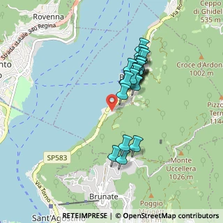 Mappa Frazione Capovico, 22020 Blevio CO, Italia (0.73333)