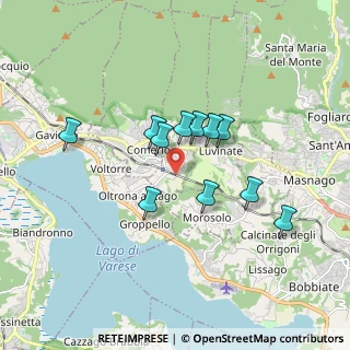Mappa Via Molina, 21020 Barasso VA, Italia (1.40182)