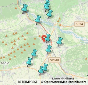 Mappa Via Aldo Moro, 31041 Cornuda TV, Italia (4.31462)