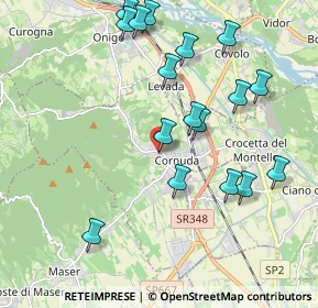Mappa Via Aldo Moro, 31041 Cornuda TV, Italia (2.11588)