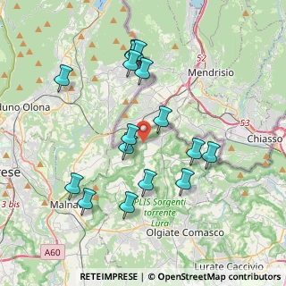 Mappa Via Santa Margherita, 22020 Bizzarone CO, Italia (3.80625)