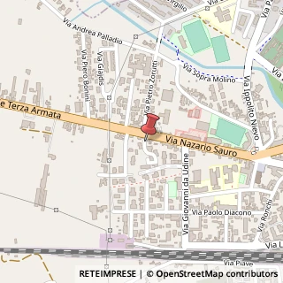 Mappa Via III' Armata, 19, 33058 San Giorgio di Nogaro, Udine (Friuli-Venezia Giulia)