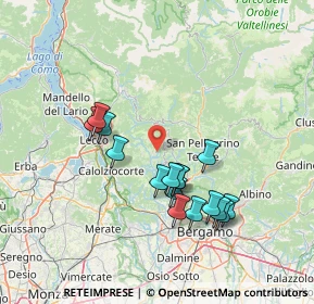 Mappa Via Corna, 24030 Corna Imagna BG, Italia (13.4025)
