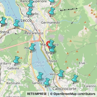 Mappa Via Giuseppe Zelioli, 23900 Lecco LC, Italia (2.99467)