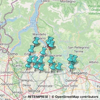 Mappa Via Giuseppe Zelioli, 23900 Lecco LC, Italia (12.553)